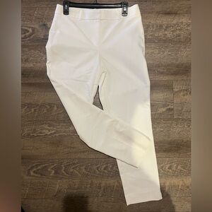 White House Black Market Cream Trousers